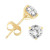 Vienna: Three .Prong Diamond Stud Earrings