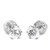 Isabella: Elegant Diamond Stud Earrings .3.50ct Round Cut Diamonds