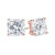 Isabella: Exquisite Cushion Cut Diamond Studs .4ct Total Weight