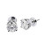 Isabella: Exquisite Diamond Stud Earrings .3.80ct Round Cut Diamonds