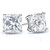 Paris: Exquisite Cushion Cut Diamond Studs .5.00ct Total Weight