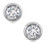 Madrid: Exquisite Diamond Stud Earrings .2.20ct Round Cut Diamonds