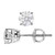 Constantine: Luxury Diamond Stud Earrings .2.50ct Total Round Diamonds