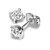Vienna: Elegant Diamond Stud Earrings .2.5ct Round Cut Diamonds