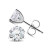 Victoria: Statement Diamond Stud Earrings .5.00ct Total Round Diamonds