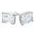 Victoria: Exquisite Solitaire Radiant Cut Diamond Studs .4.00ct Natural Diamond