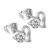 Isabella: Luxury Diamond Stud Earrings .1.00ct Round Brilliant Diamonds