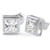 Isabella: Luxury Princess Cut Diamond Studs .1.00ct Total