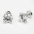 Isabella: Exquisite Diamond Stud Earrings .2.50ct Brilliant Cut Diamonds