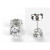 Madrid: Exquisite Diamond Stud Earrings .1.70ct Round Brilliant Diamond