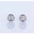 Orion: Bezel .Set Diamond Stud Earrings