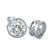 Victoria: Exquisite Diamond Stud Earrings .5.80ct Round Brilliant Diamonds