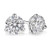 Orion: Luxury Diamond Stud Earrings .2.00ct Round Diamond