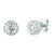 Victoria: Exquisite Diamond Stud Earrings .1.90ct Round Brilliant Diamonds