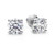 Madrid: Exquisite Solitaire Diamond Stud Earrings .2ct Round Brilliant Diamond