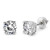 Vienna: Exquisite Diamond Stud Earrings .1.5ct Round Brilliant Diamonds