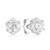 Victoria: Exquisite Diamond Stud Earrings .2.50ct Round Brilliant Diamonds