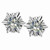 Konstantin: Majestic Solitaire Diamond Studörhängen .2.00CT rundklippd diamant