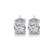 Isabella: Elegant Diamond Stud Earrings .3.80ct Round Diamonds