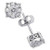 Isabella: Exquisite Halo Diamond Stud Earrings .2.6ct Round Cut Diamonds