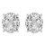 Victoria: Regal Oval Diamond Stud Earrings .10ct Old Mine Cut Diamonds