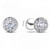 Madrid: Exquisite Diamond Halo Stud Earrings .2.24ct Genuine Round Diamonds