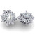 Isabella: Exquisite Diamond Halo Stud Earrings .3.30ct Round Diamonds