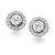Isabella: Exquisite Diamond Halo Studs .2.3ct Brilliant Cut Diamonds