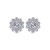 Isabella: Exquisite Halo Diamond Stud Earrings .3.00ct Natural Round Diamonds