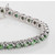 Luxuriöses grünes Smaragd-Tennisarmband, 10,50 Karat Smaragdarmband, Smaragdschmuck mit AAA-Reinheit, natürliche, aus der Erde abgebaute Smaragde, maßgeschneidertes Edelsteinarmband, feines Smaragd-Tennisarmband, Armband aus 14 Karat Weißgold, hochwertiger grüner Smaragd, Smaragdarmband für Sammler, Edelsteinschmuck in Anlagequalität, exklusives Smaragd-Tennisarmband, handgefertigter edler Schmuck, Smaragdarmband im runden Brillantschliff, anspruchsvolle Edelsteinaccessoires, Elite-Smaragdschmuck