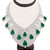 luxury emerald diamond necklace, high jewelry gemstone necklace, VVS clarity diamond necklace, investment-grade emerald jewelry, 228.35 carat gemstone necklace, natural earth-mined emerald, fine jewelry collector's piece, white gold 14K necklace, pear-cut emerald statement necklace, marquise and round brilliant diamonds, F color VVS clarity diamonds, bespoke emerald diamond necklace, prestigious high jewelry, exclusive gemstone necklace, certified luxury jewelry, museum-quality emerald necklace, heirloom-quality fine jewelry, sophisticated emerald diamond design, elite couture jewelry, rare gemstone investment piece