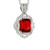 Vienna: Exquisite Ruby And Diamond Pendant .4.80ct Emerald