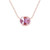 Vienna: Luxury Kunzite Pendant Necklace .10ct Natural Pink Kunzite