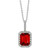 Victoria: Regal Ruby & Diamond Pendant Necklace .5.50ct Emerald