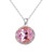 Artemis: Exquisite Pink Kunzite & Diamond Pendant .36.25ct Round Kunzite