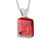 Isabella: Ruby And Diamond Pendant Necklace .8.25ct Emerald