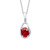 Isabella: Ruby & Diamond Pendant Necklace .2.55ct Oval Ruby Isabella: Ruby & Diamond Pendant Necklace .2.55ct Oval Ruby