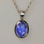 Isabella: Exquisite Tanzanite Pendant .14ct Oval Cut Blue Tanzanite