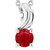 Diana: Exquisite Ruby Pendant With Four .Prong Setting