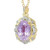 Florence: Exquisite Gemstone Pendant With Rare Kunzite .14.45ct Oval Cut Pink Kunzite