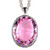 Madrid: Exquisite Kunzite & Diamond Pendant .35.50ct Oval Pink Kunzite