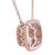 Isabella: Statement Kunzite Pendant Necklace .29.00ct Cushion Cut Pink Kunzite