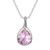 Isabella: Exquisite Ladies' Pendant With Rare Pink Kunzite .32.50ct Pear Cut Kunzite