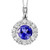 Isabella: Exquisite Tanzanite & Diamond Pendant .3.85ct AAA Tanzanite Isabella: Exquisite Tanzanite & Diamond Pendant .3.85ct AAA Tanzanite