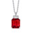 Victoria: Regal Ruby And Diamond Pendant Necklace .9.25ct Emerald