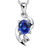 Florence: Sapphire et diamant exquis.