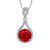 Vienna: Ruby & Diamond Pendant Necklace .1.75ct Natural Ruby