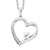 Isabella: Vintage .Inspired Heart Pendant With Old Mine Cut Diamond