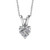 Isabella: Enchanting Heart .Cut Diamond Pendant