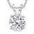 Victoria: Exquisite Diamond Pendant With Chain .1.25ct Round Brilliant Diamond